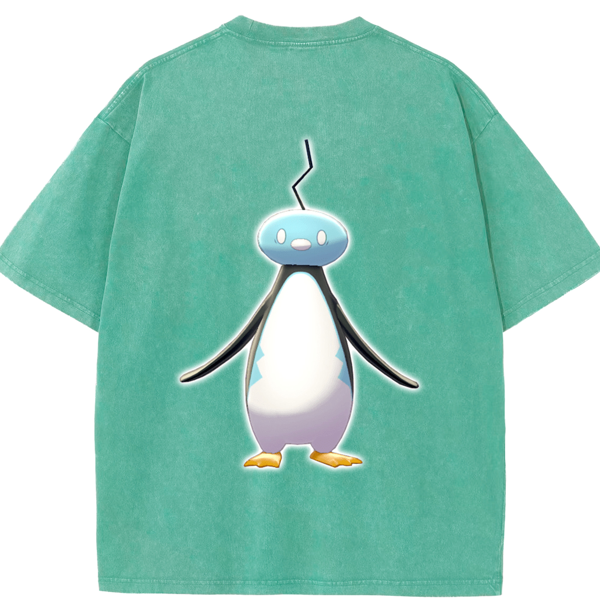 ポケットモンスター Pokémon 綿100% ヴィンテージ風 半袖Tシャツ（背面プリント）
